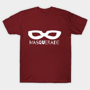 White Mask - Masquerade T-Shirt